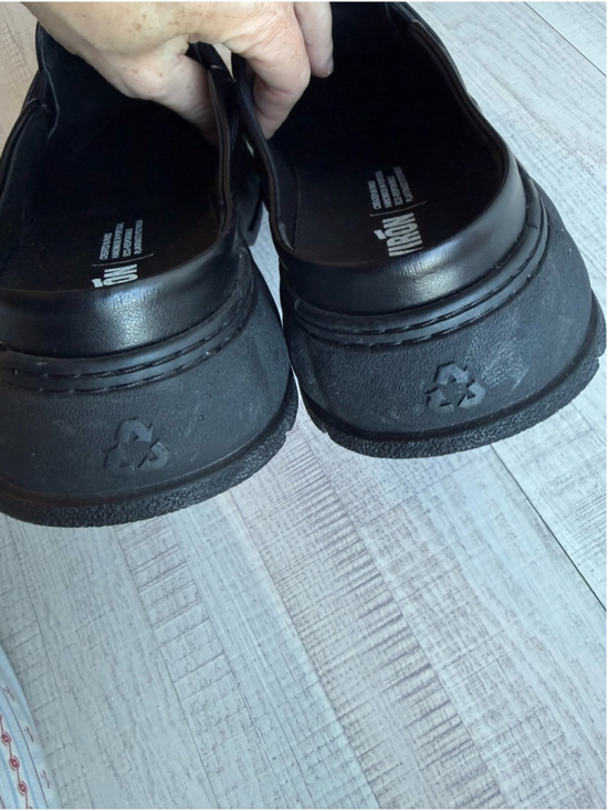 Virón Backless Chunky-Sole Loafer Black Apple Leather Vegan Sustainable EU 42 main image 5
